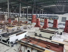 大型機床翻新噴砂